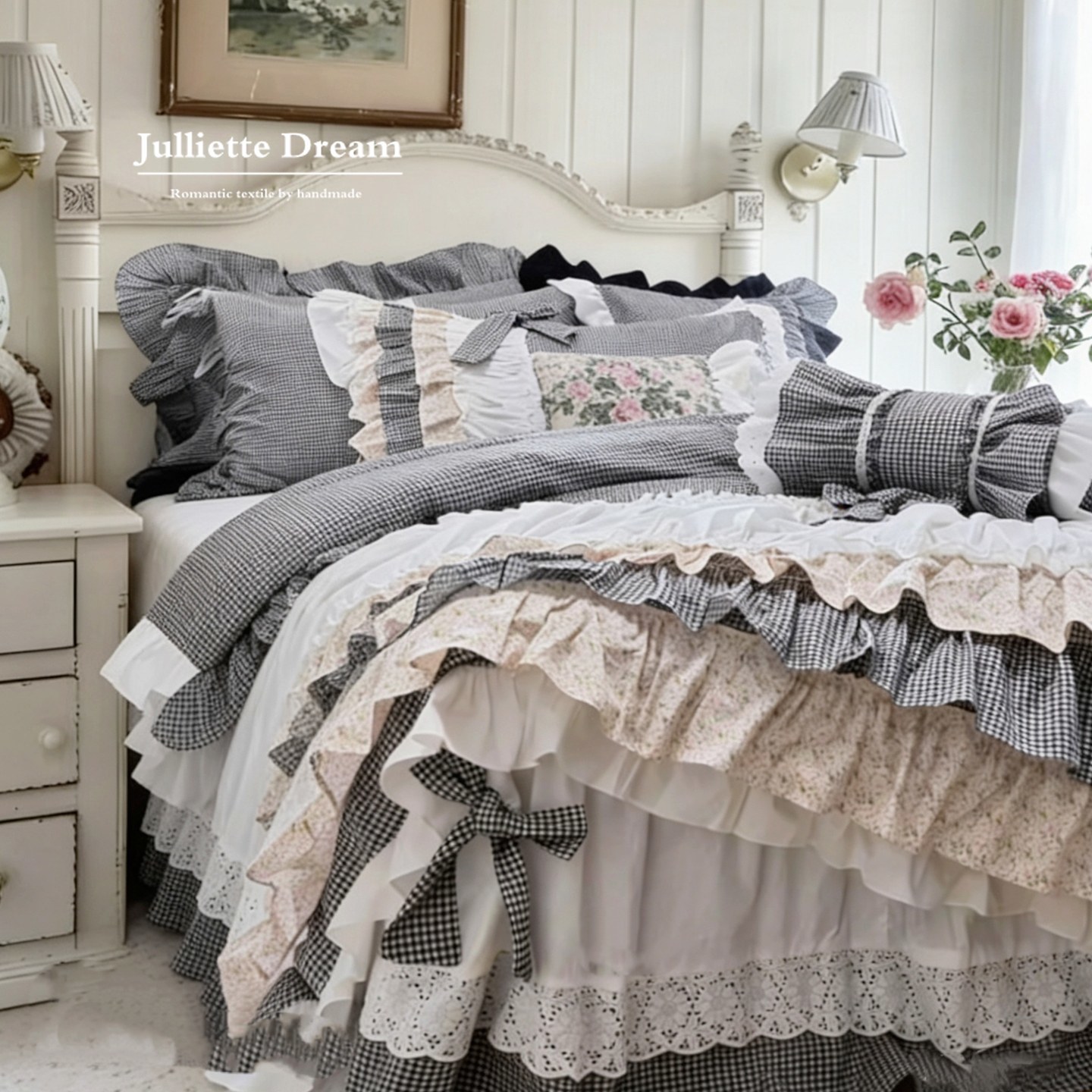 Country Cottagecore Bedding Se - огляд і ціна Aesthetic Floral Duvet Cover