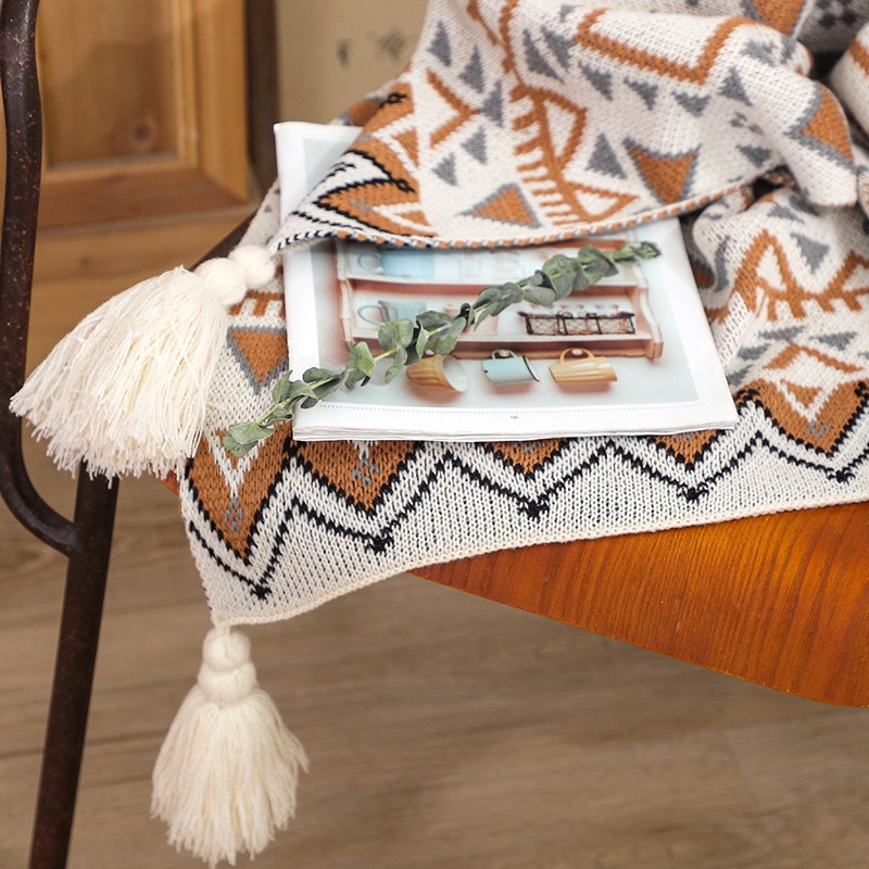 Boho Southwestern Fringed Thro - огляд і ціна Boho Throw Blanket Fringe