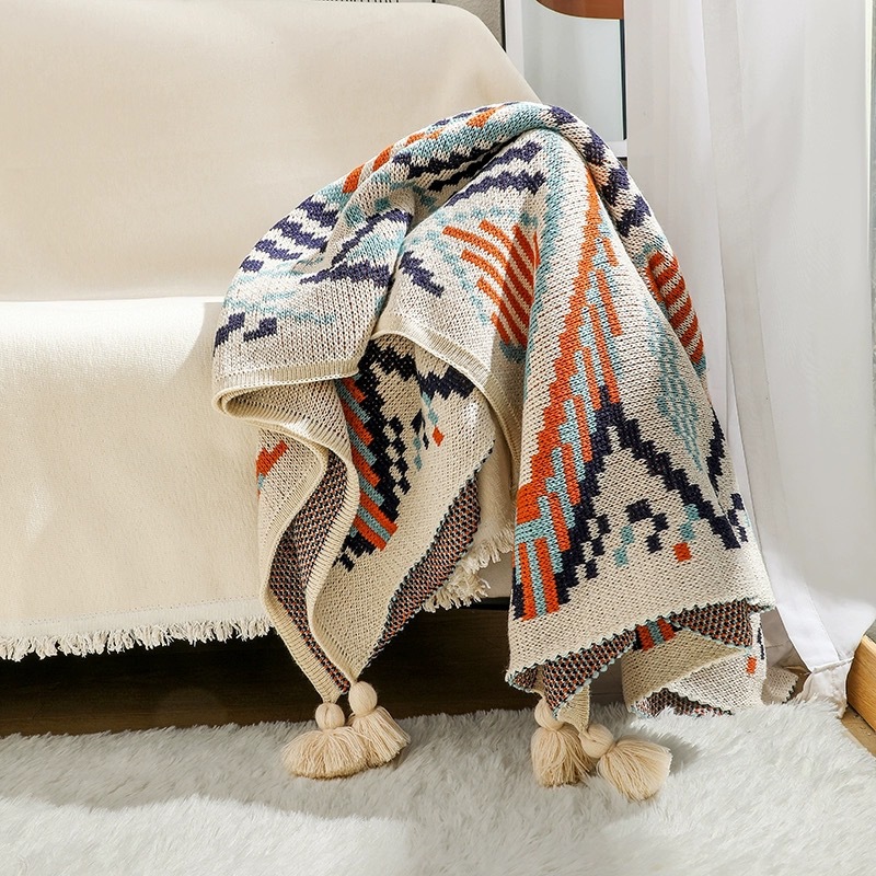 Boho Southwestern Fringed Thro - огляд і ціна Boho Throw Blanket Fringe