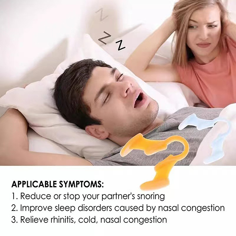2PCS Silicone Anti Snoring Nas - огляд і ціна Anti Snore Contour Pillow