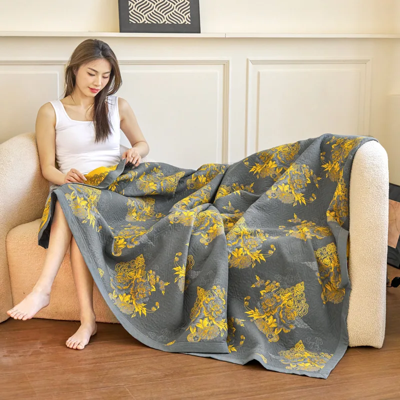 R -100% Cotton Muslin Gauze Bl - огляд і ціна Muslin Cotton Bedspread