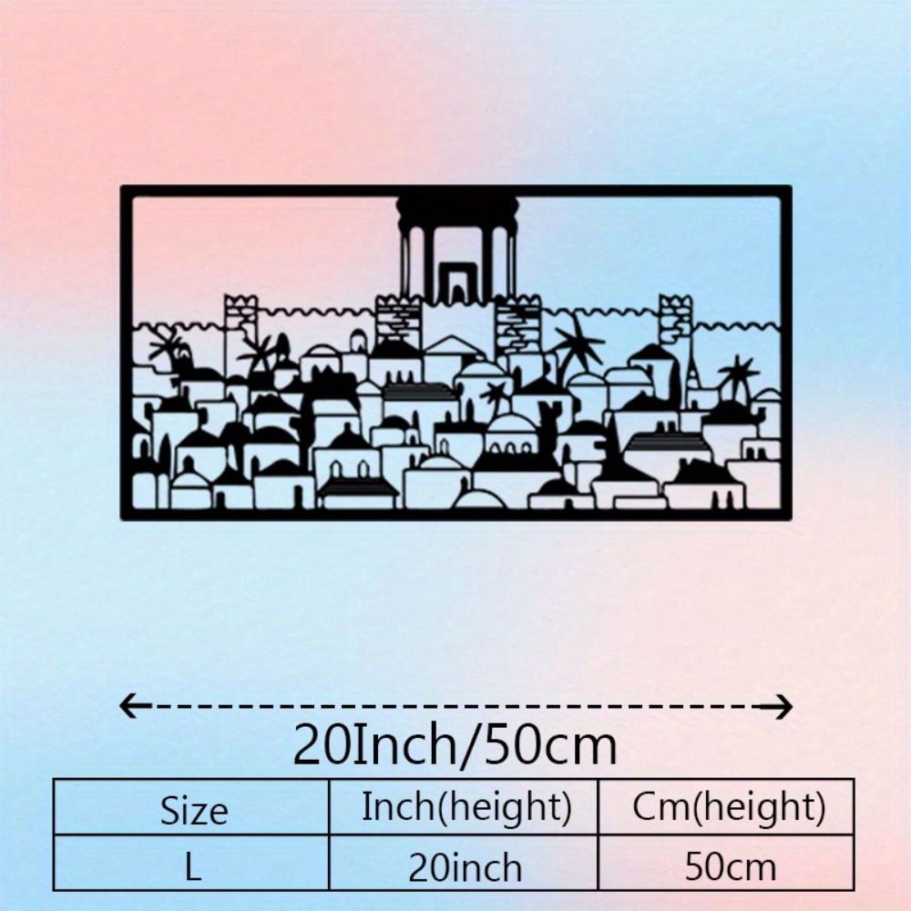 CIFBUY Metal Wall Art Jerusale - огляд і ціна Home Decor