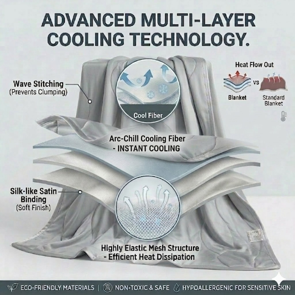 Lightweight Breathable Cooling - огляд і ціна Cooling Blanket Hot Sleepers